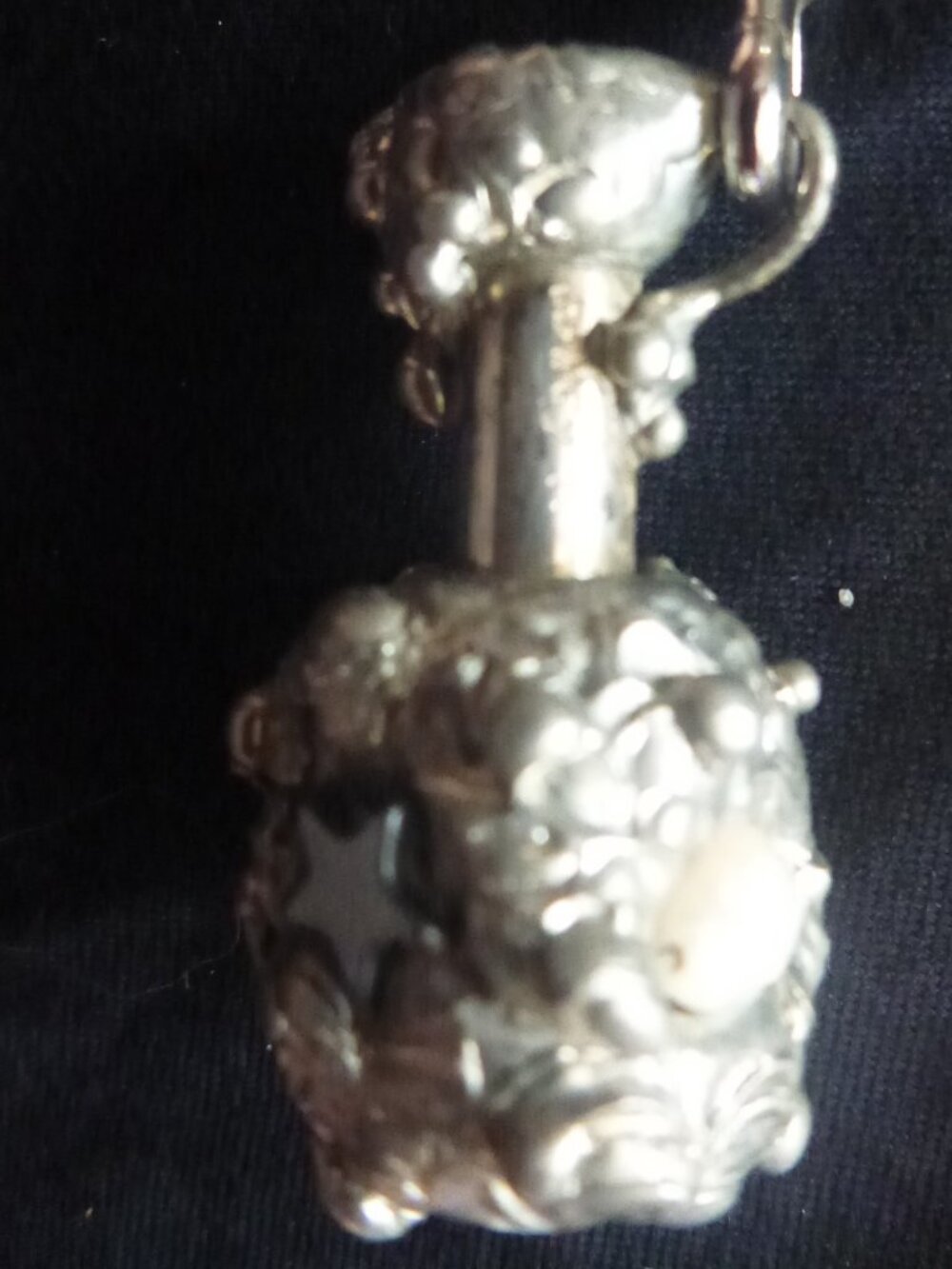 Rare 1991 Coley Artisan Signed Sterling Silver Kaleidoscope Pendant Necklace - Picture 5 of 8